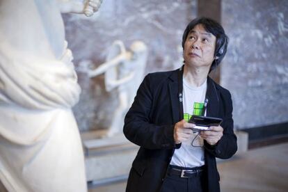 Shigeru Miyamoto, creador de Super Mario y de las nuevas gu&iacute;as del Louvre.