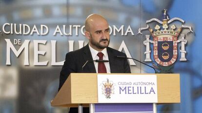 El consejero de Seguridad Ciudadana de Melilla, Isidoro González.