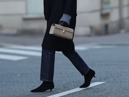 botines negros rebajados