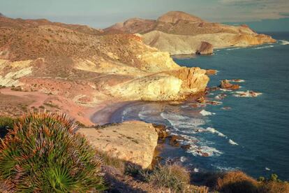 The Carbón and Chicre beaches in Cabo de Gata, Níjar (Almería).