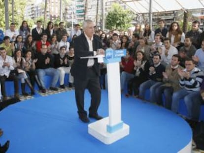 Javier Arenas, en el acto celebrado en Córdoba.