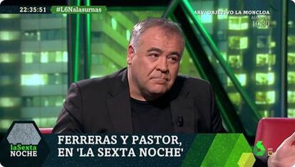Antonio García Ferreras, en 'laSexta noche'.