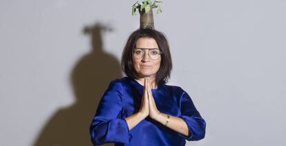 La presentadora Silvia Abril. 
