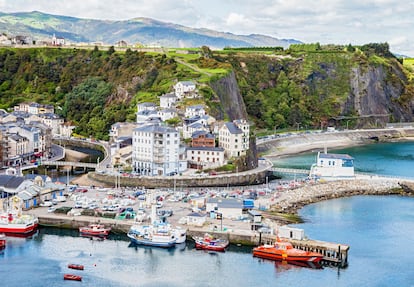 Vista del municipio de Luarca, en el Principado de Asturias.