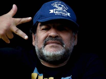 El futbolista argentino Diego Armando Maradona, en una imagen de 2015.
