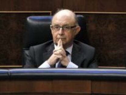 El ministro de Hacienda, Crist&oacute;bal Montoro.