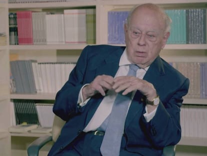 Jordi Pujol durant la seva intervenció al programa '30 minuts'.