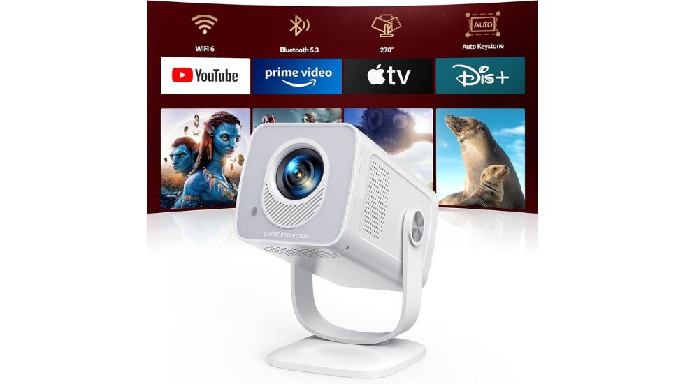 Proyector portátil.