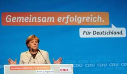 La canciller alemana, Angela Merkel. EFE/Archivo