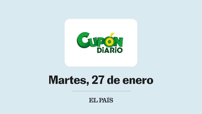 Cupón diario de la ONCE comprobar sorteo del martes 27 de enero de 2026