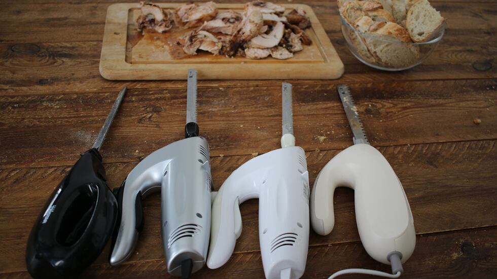 Todos los cuchillos eléctricos analizados en esta comparativa.