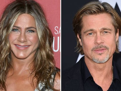 Jennifer Aniston y Brad Pitt.