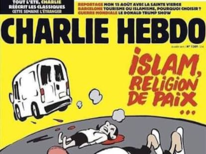 Capa do último número do ‘Charlie Hebdo’.