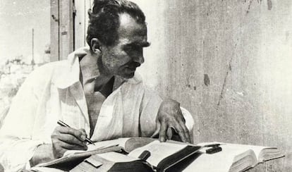 L'escriptor grec Nikos Kazantzakis.