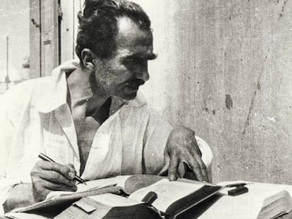 L'escriptor grec Nikos Kazantzakis.