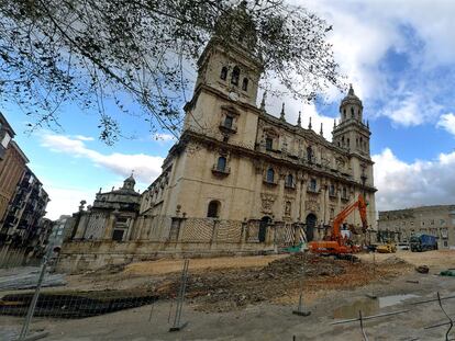 La plaza de la catedral de Jaén