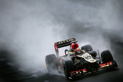 Kimi Raikkonen durante los entrenamientos.