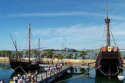 En el Muelle de las Carabelas se rodaron secuencias de <i>Juana la Loca.</i>