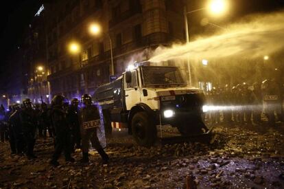 La protesta contra la sentencia del 'procés' el pasado 18 de octubre en Barcelona.