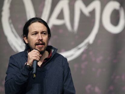 El líder de Podemos, Pablo Iglesias.