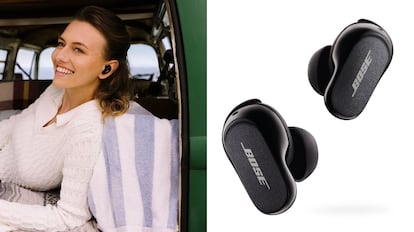 Estos auriculares para viajar incorporan una cancelación de ruido en tres niveles.