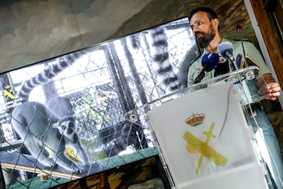 El sargento del equipo del Seprona, Federico, de la Comandancia de la Guardia Civil de Valencia, este martes.