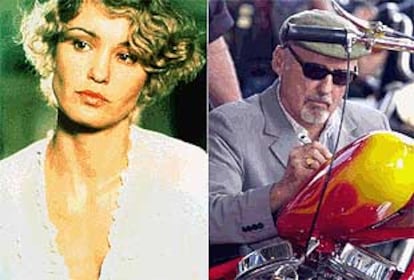 Jessica Lange y Dennis Hopper. PRIMER PLANO - RETRATO