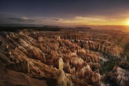 Amanecer en Bryce Canyon, en Utah (EE UU).