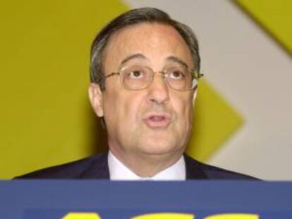 En la imagen, el presidente de Actividades de Construcción y Servicios (ACS), Florentino Pérez. EFE/Archivo