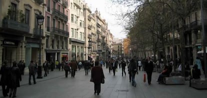 Calle Portal de l'Angel, la más cara de España