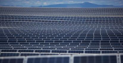 Planta fotovoltaica de T-Solar en Saelices (Cuenca).