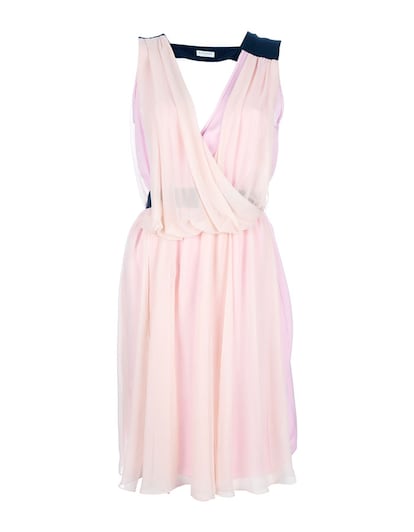 Vestido de seda rosa de Vionnet. (c.p.v.)