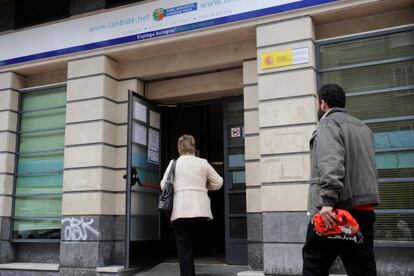 Oficinas de Lanbide en Vitoria.