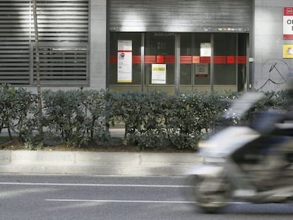 En la imagen  una oficina de empleo de Espa&ntilde;a. 