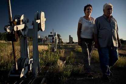 Toñi López and Antonio Salomón in Arroyo-Malpartida.