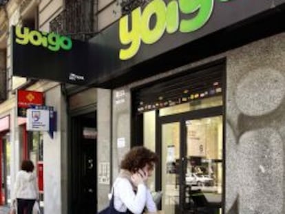 Una tienda Yoigo