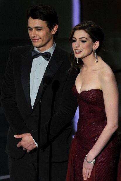 ¿Dónde estaban James Franco y Anne Hathaway, los dos presentadores de la gala de 2011?