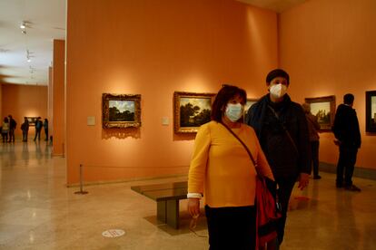 Las amigas Justi Calderón y Soledad García, que fueron juntas al museo por primera vez