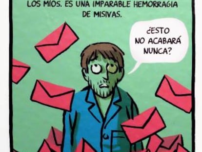 Vi&ntilde;eta de &quot;Memorias de un hombre en pijama&quot;.