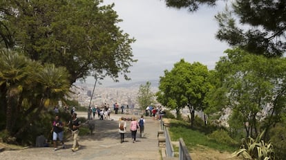 Mirador de l'Alcalde, a Montjuïc (Barcelona)