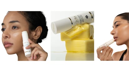 d'Alba y su doble sérum multi bálsamo​ dejan la piel jugosa al instante.