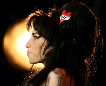 Amy Winehouse en el festival Rock in Rio Lisboa, en 2008.