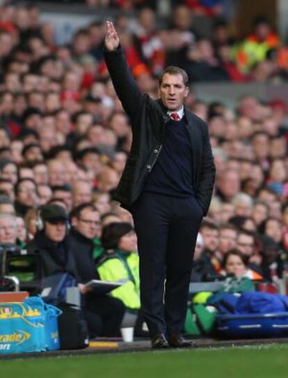 Brendan Rodgers, técnico del Liverpool.