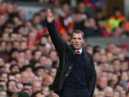 Brendan Rodgers, técnico del Liverpool.