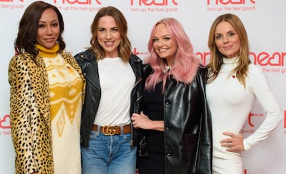 Las Spice Girls, Mel B, Mel C, Emma Bunton y Geri Halliwell, en noviembre de 2018.