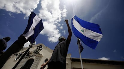 Protesta contra el Gobierno de Daniel Ortega en Nicaragua.