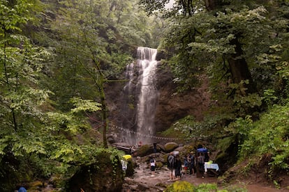 Cascada en la región de Lankaran.