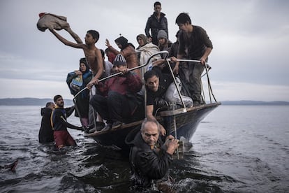 Otra imagen de Sergey Ponomarev de su serie sobre los refugiados que se ha llevado uno de los primeros premios.