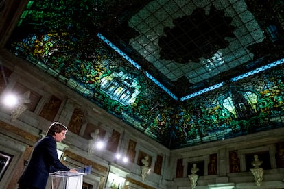 El alcalde de Madrid, Jose Luis Martínez Almeida, durante un acto esta semana en Madrid.