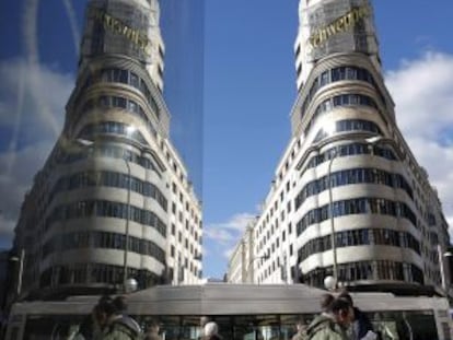 The Capitol building on Gran Vía, as featured in The Day of the Beast.